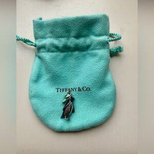 Tiffany & Co. Silver Penguin Pendant with Chain